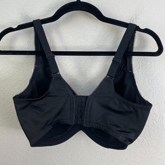 NEW Wacoal Womens 34G Black Lightweight Breathable T Shirt Bra 853192 - Picture 9 of 11